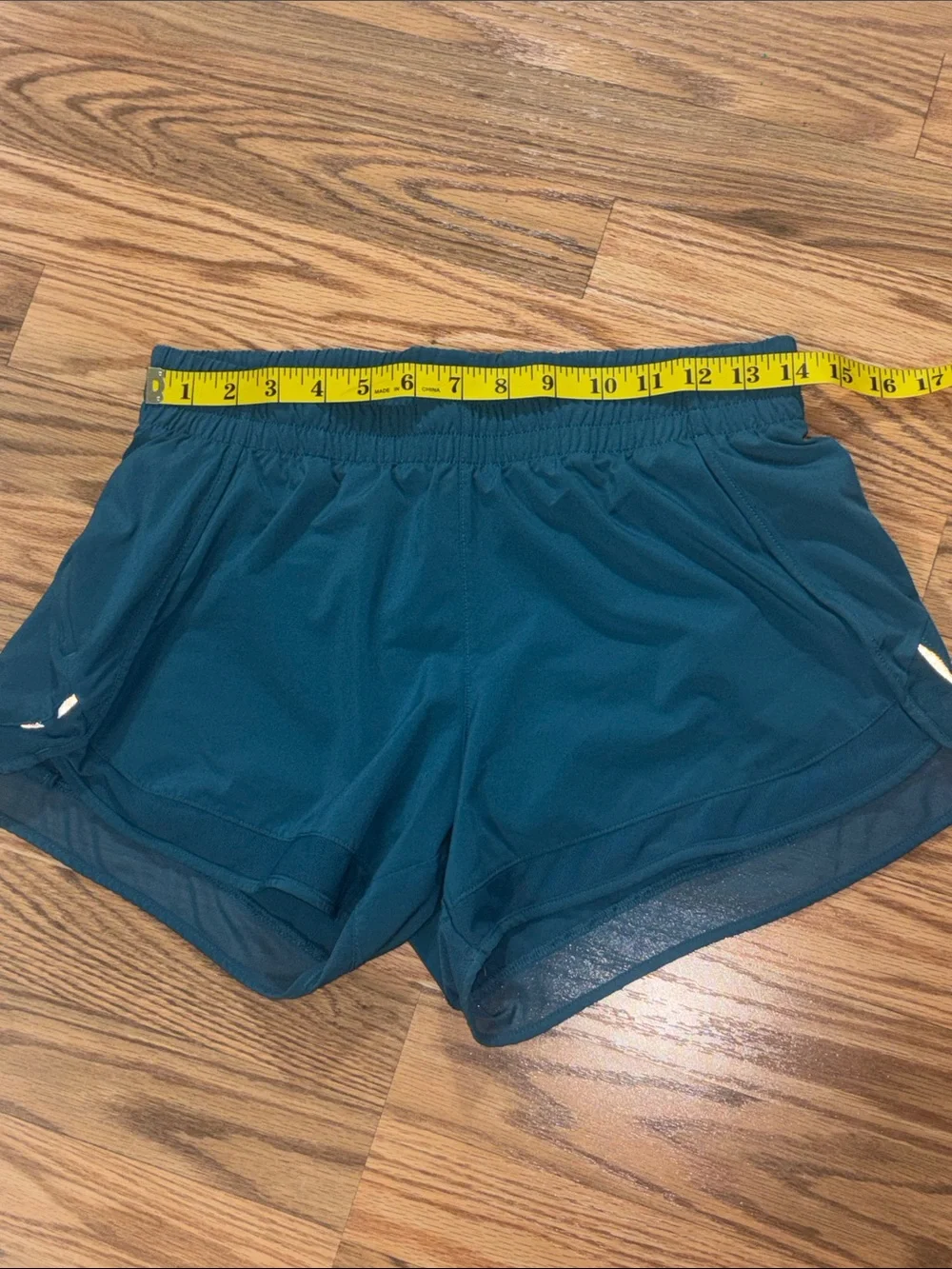 Athleta Teal Athletic Running Shorts, Small